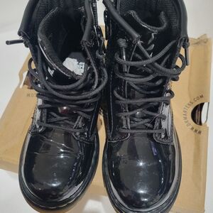 Black DR. MARTENS 1460  Lace-Up Boots WITH ZIPPER